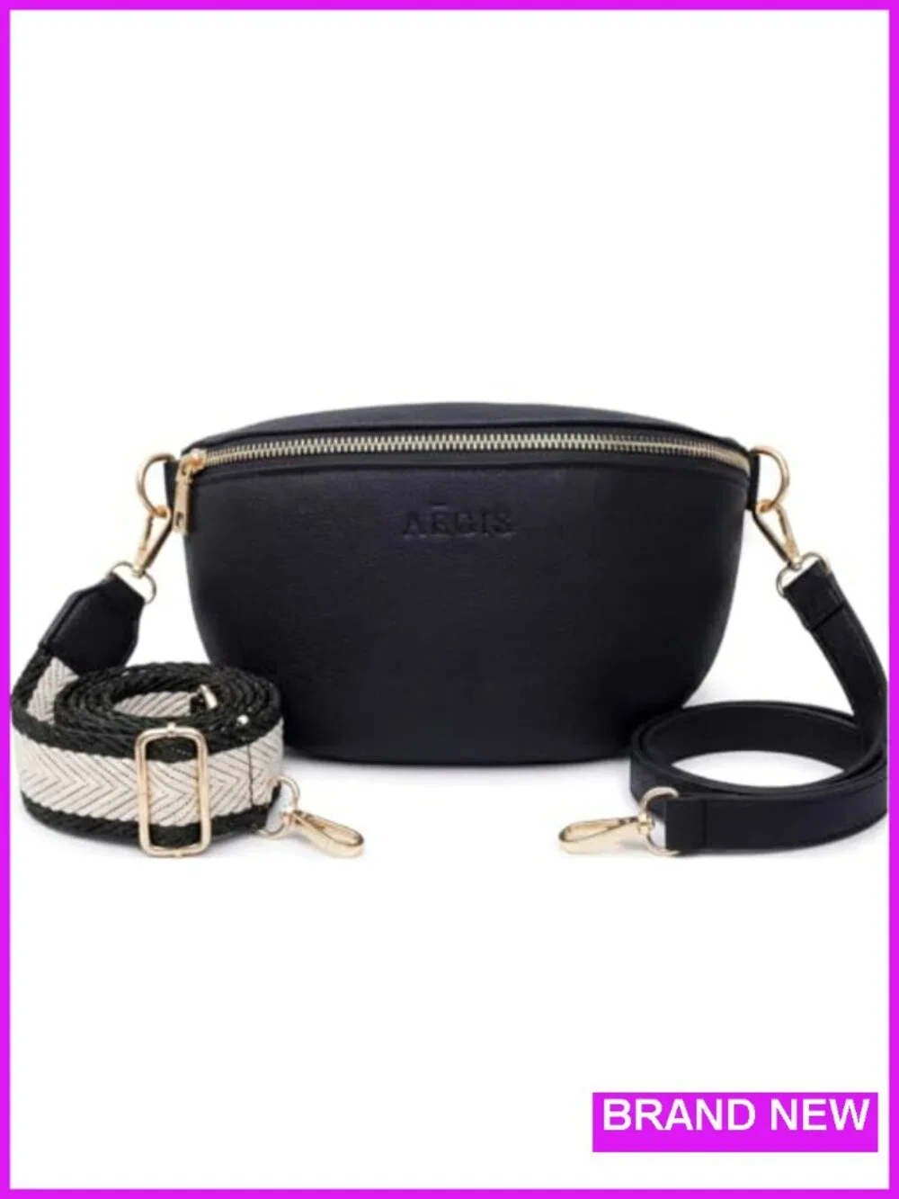 RFID Blocking Sling Bag for Women - Vegan Leather Anti Theft Travel Crossbody